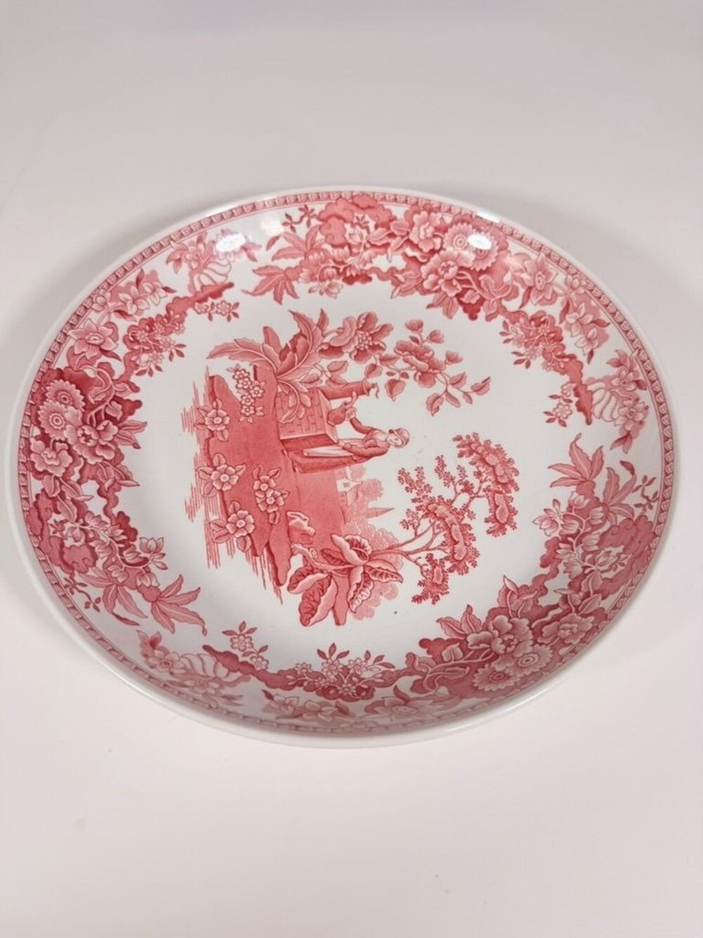 Pasta Serving Bowl Spode Archive Collection Georgian Series England Girl At Well - Picture 16 of 16